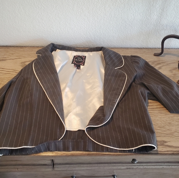 Mint/Grey Dress suit with coat - Picture 6 of 10